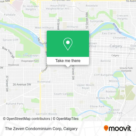 The Zeven Condominium Corp map