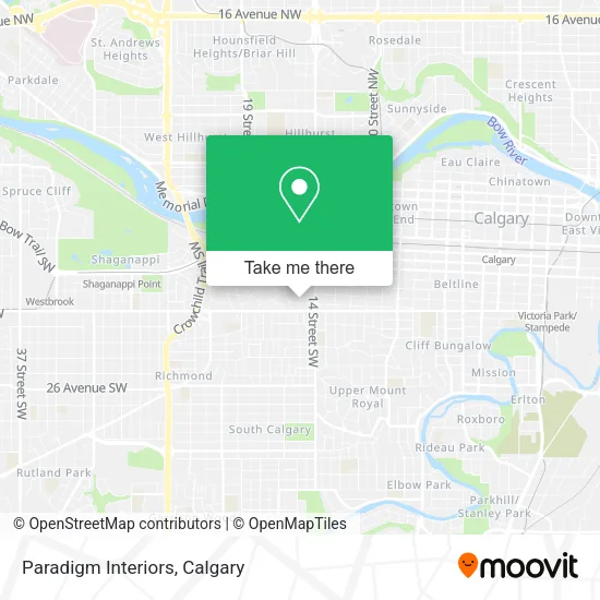 Paradigm Interiors map