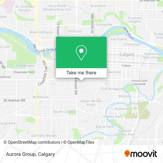 Aurora Group map