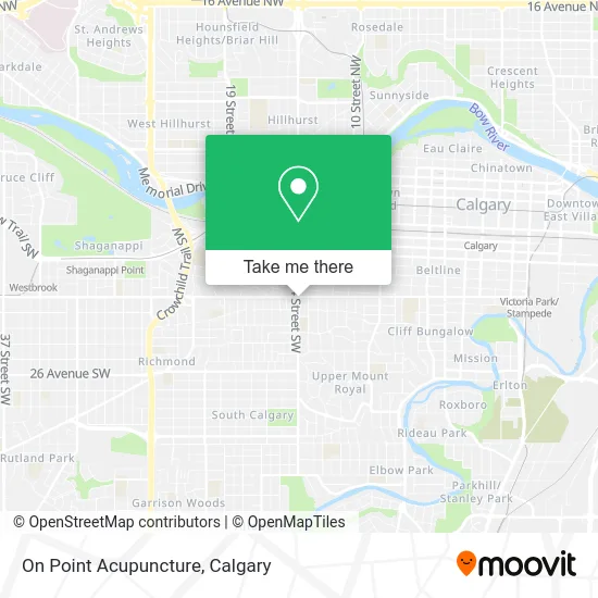 On Point Acupuncture map