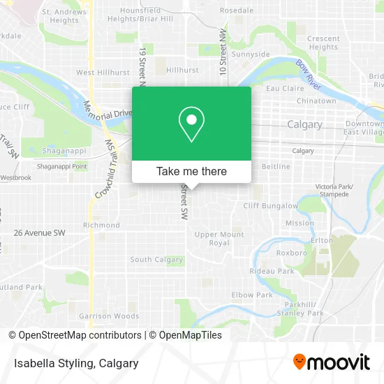 Isabella Styling map