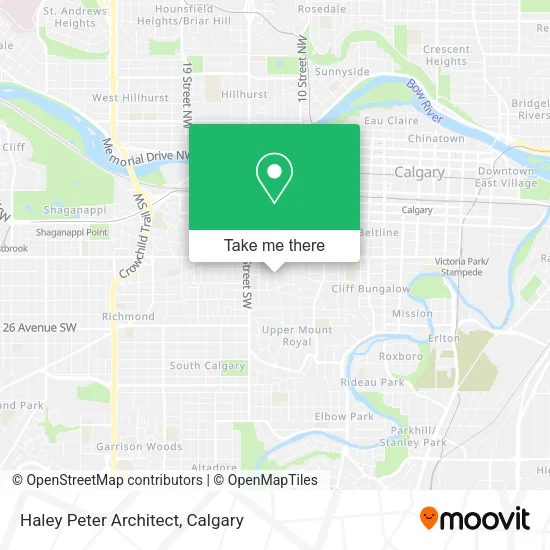 Haley Peter Architect map