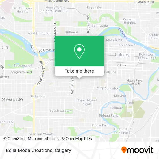 Bella Moda Creations map