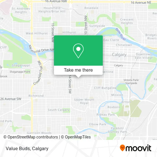Value Buds map