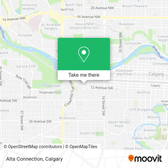 Alta Connection map