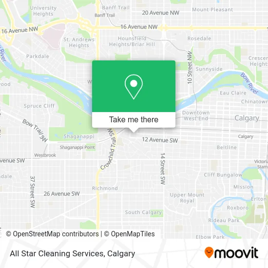 All Star Cleaning Services map