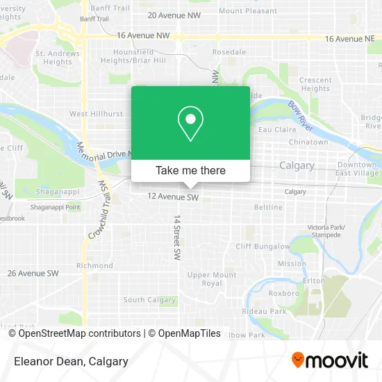 Eleanor Dean map