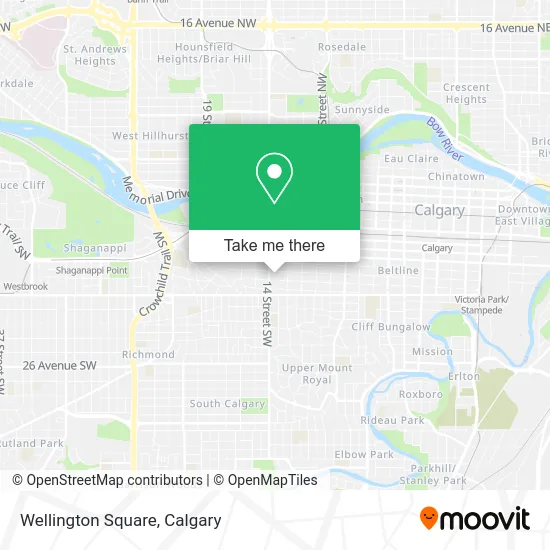 Wellington Square map