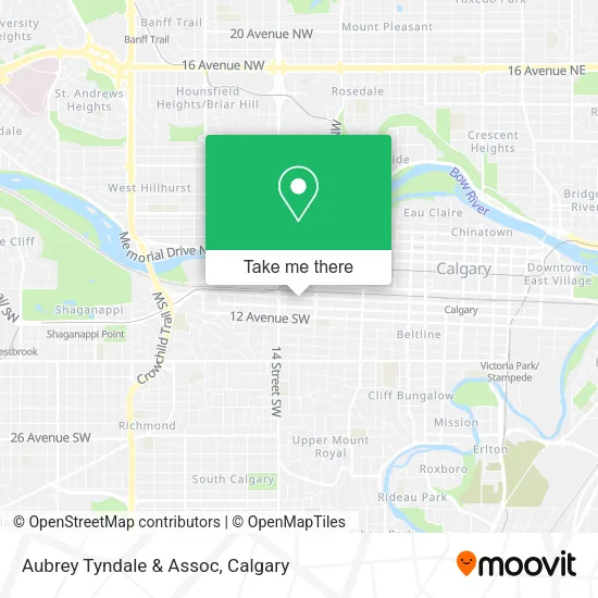 Aubrey Tyndale & Assoc map