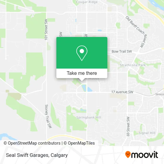 Seal Swift Garages map