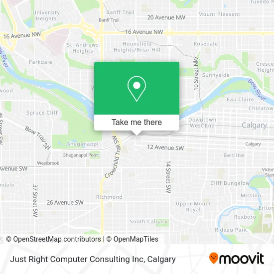 Just Right Computer Consulting Inc map