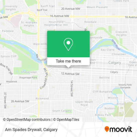 Am Spades Drywall map