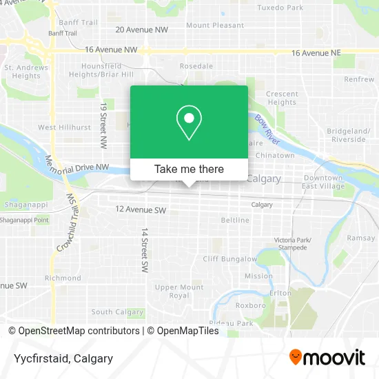 Yycfirstaid map
