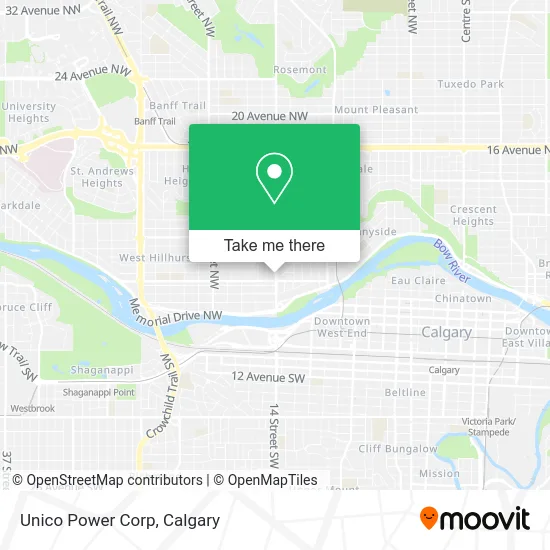 Unico Power Corp map