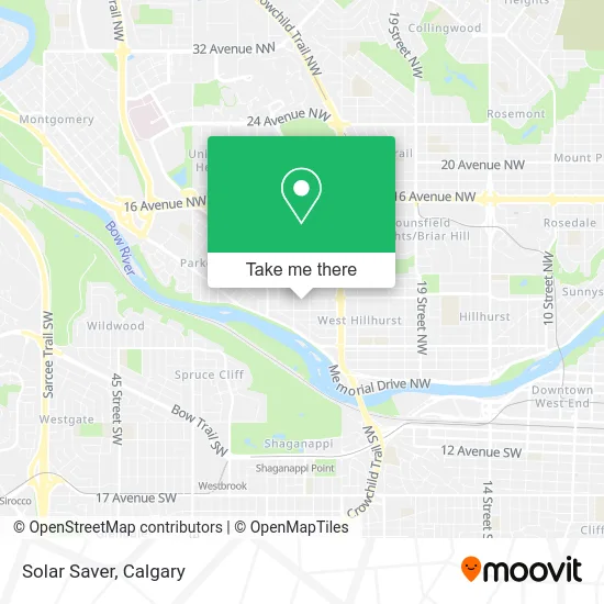 Solar Saver map