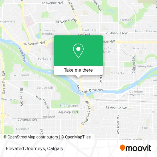 Elevated Journeys map