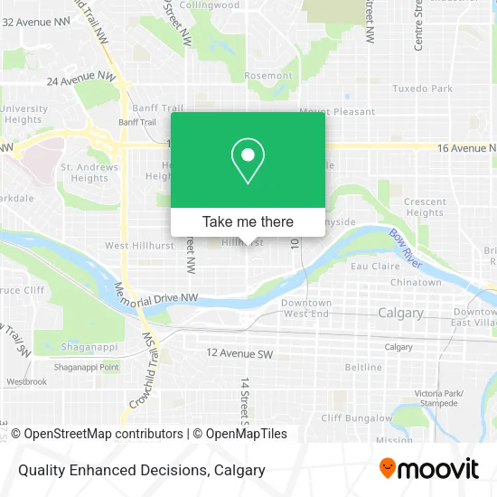 Quality Enhanced Decisions map