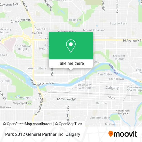 Park 2012 General Partner Inc map