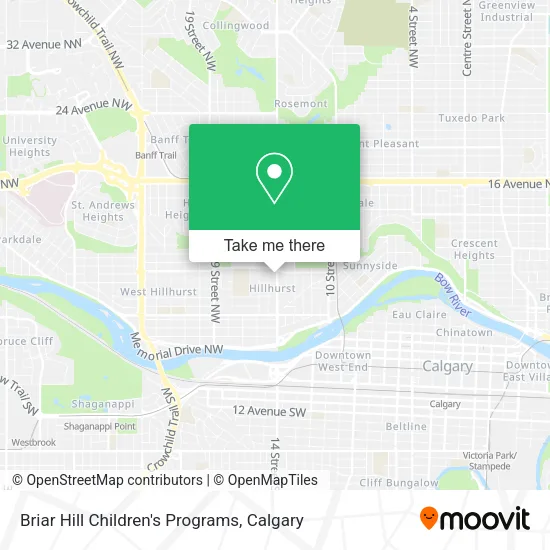 Briar Hill Children's Programs map