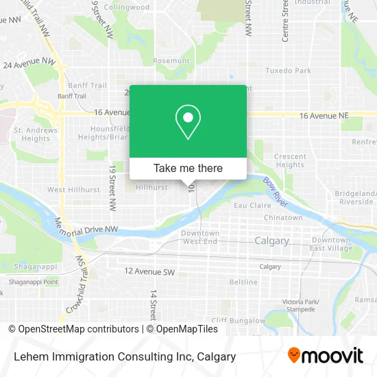 Lehem Immigration Consulting Inc map