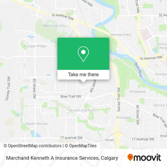 Marchand Kenneth A Insurance Services map