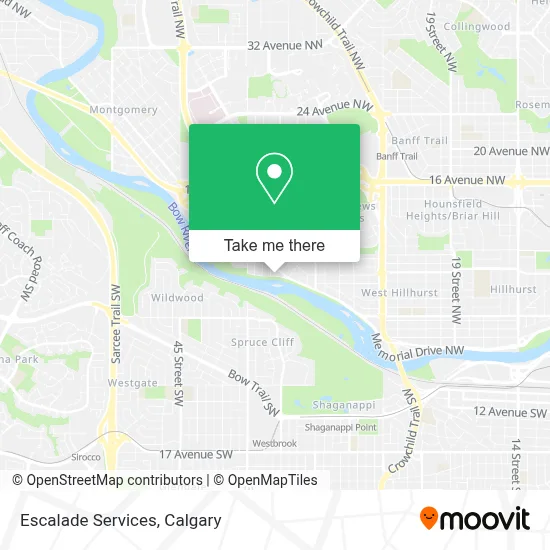 Escalade Services map