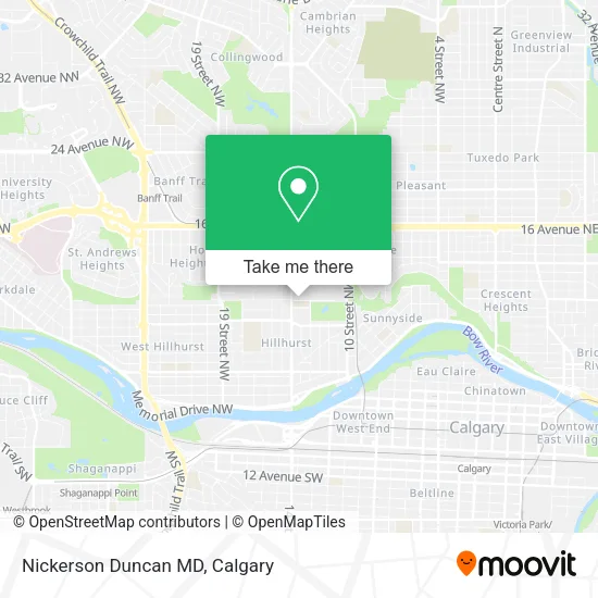 Nickerson Duncan MD map