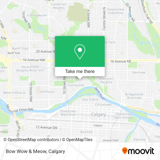 Bow Wow & Meow map