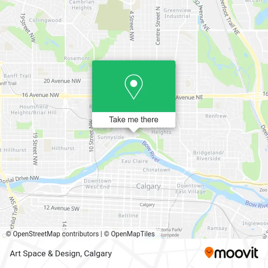 Art Space & Design map