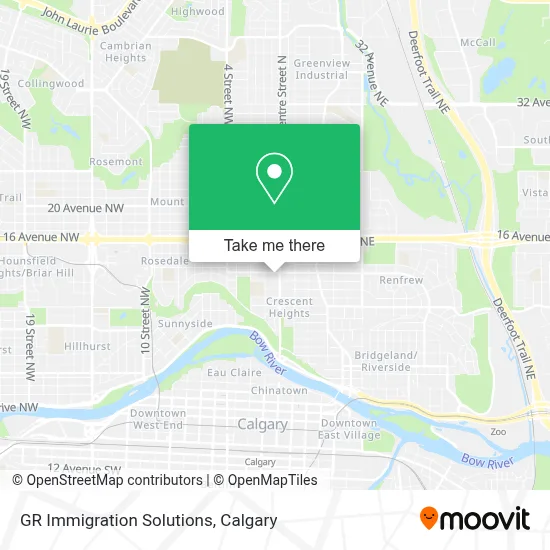 GR Immigration Solutions map