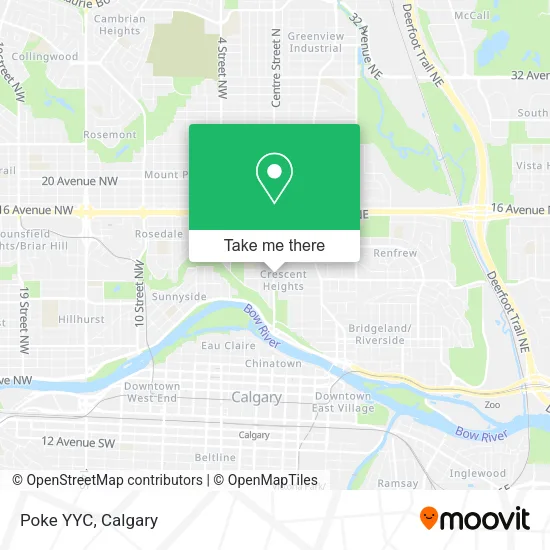 Poke YYC map