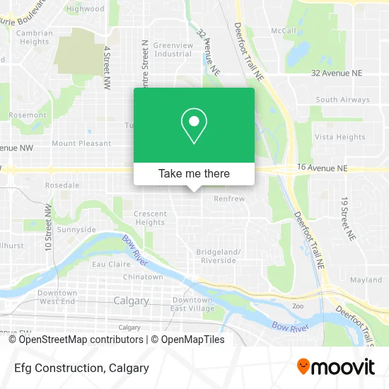 Efg Construction map