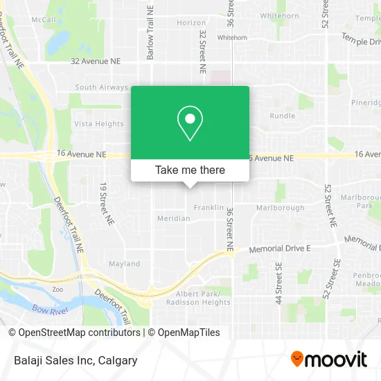 Balaji Sales Inc map