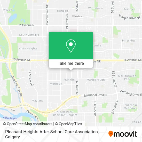 Pleasant Heights After School Care Association map