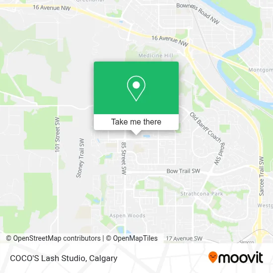 COCO'S Lash Studio map