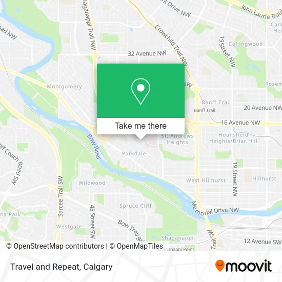 Travel and Repeat map