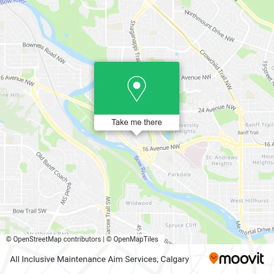 All Inclusive Maintenance Aim Services map