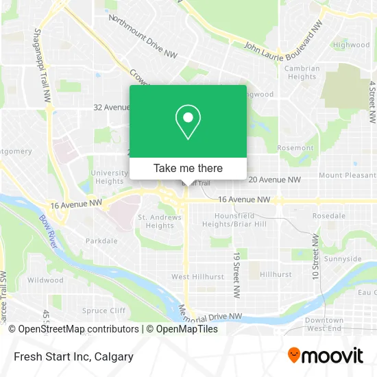Fresh Start Inc map