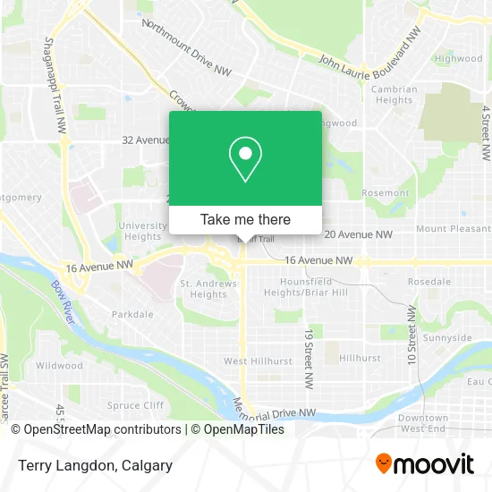 Terry Langdon map
