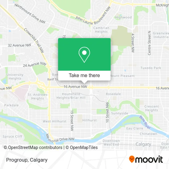Progroup map