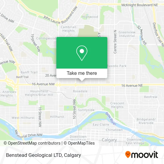 Benstead Geological LTD map