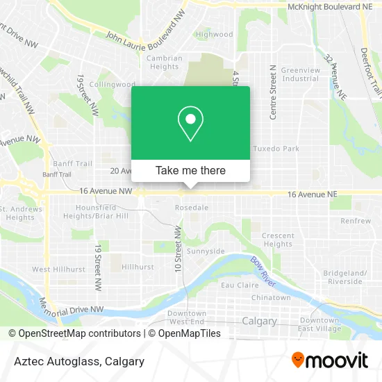 Aztec Autoglass map