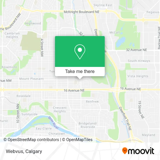 Webvus map