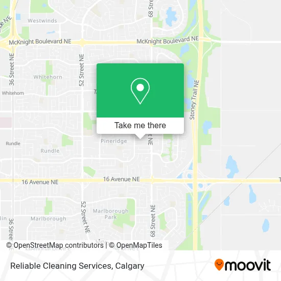 Reliable Cleaning Services map