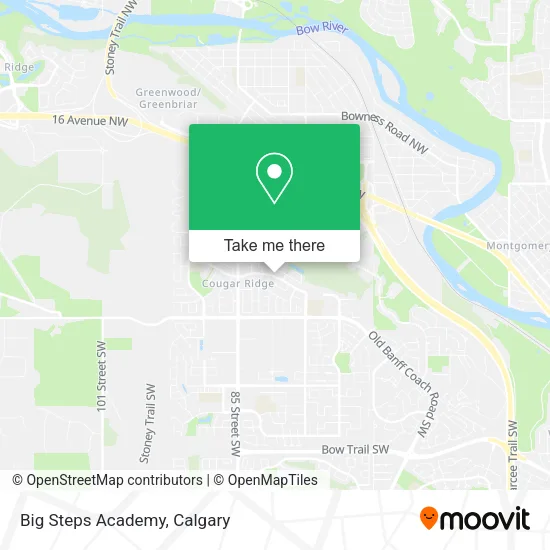 Big Steps Academy map