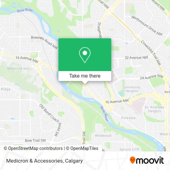 Medicron & Accessories map