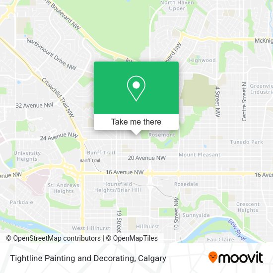 Tightline Painting and Decorating map