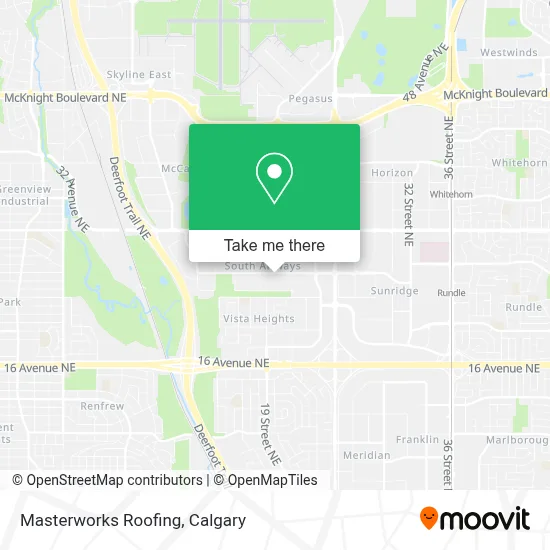 Masterworks Roofing map