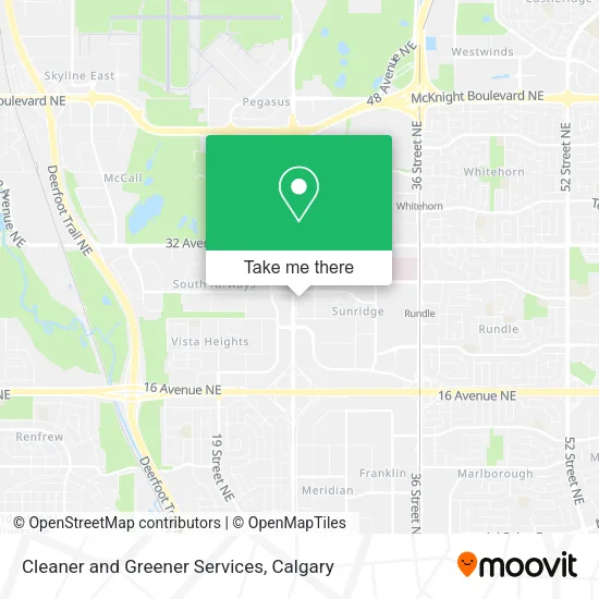 Cleaner and Greener Services map