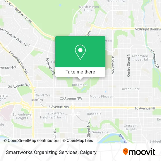 Smartworks Organizing Services map